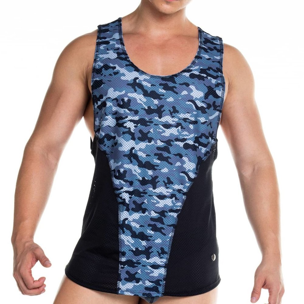 GIGO CAMO BLACK TANK TOP